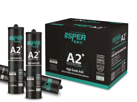 IISPER A2+ High Grade AcidSilicone Weather Resistant Glass Adhesive