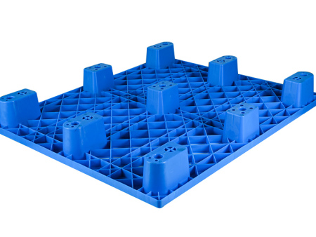 Nine corner grid plastic tray