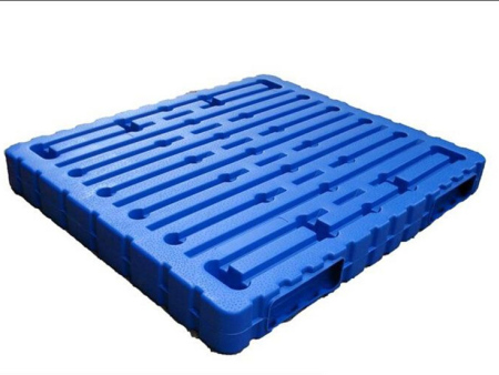 Blow molded double-sided plastic tray