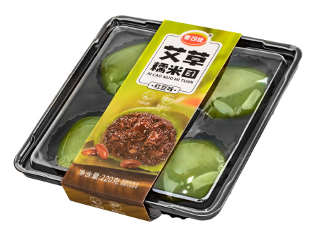 4枚装艾草糯米团红豆味