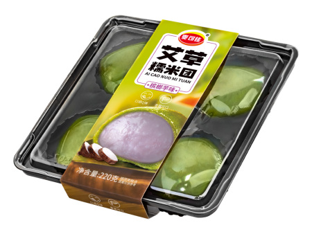 4枚装艾草糯米团黑宾榔芋味