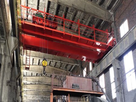 飞岳 10吨双梁起重机 车间专用物料搬运设备 运用能耗低运行稳定