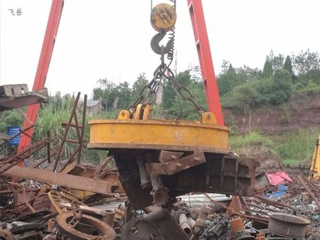 废钢电磁吸盘 圆形电磁吸 高频强磁吸力强 耐用灵活厂家定制