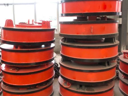 强磁吸盘废钢 装卸搬运定制耐高温 自发电吸盘 圆形电磁吸盘