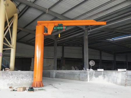 小型墙壁式悬臂吊 物流货厂吊运180度墙壁吊货物起重旋转单臂吊机