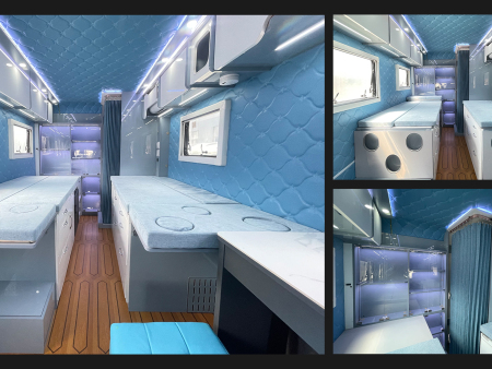 福田手动自动美容车2座