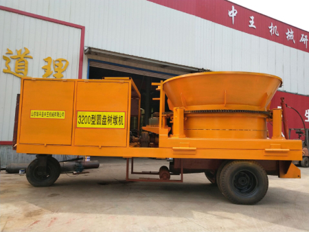 圓盤樹墩機