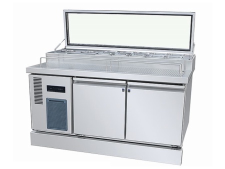 不锈钢保鲜披萨台