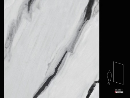 金丝绒肤感面15mm厚(楼梯-橱柜台面专用)——熊猫白