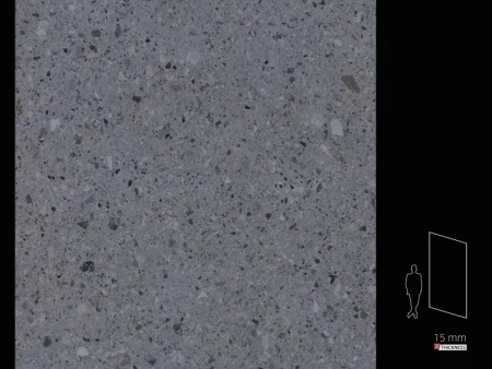 金丝绒肤感面15mm厚(楼梯-橱柜台面专用)——铂金水磨石