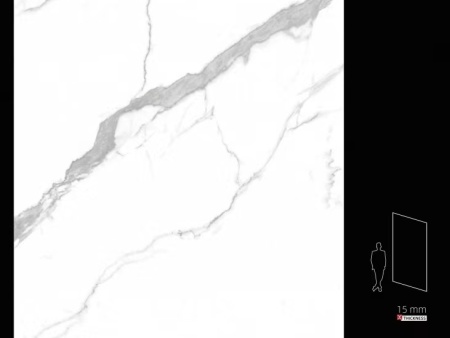 金丝绒肤感面15mm厚(楼梯-橱柜台面专用)——香雪白