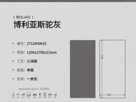 哑光模具面——博利亚斯驼灰