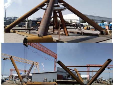 第二醫(yī)院遷建項目醫(yī)療綜合樓門頭桁架