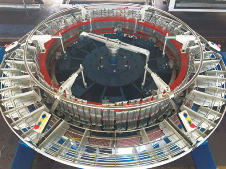 【玖资塑料】消防水带圆织机 拉丝机厂家 集装袋圆织机