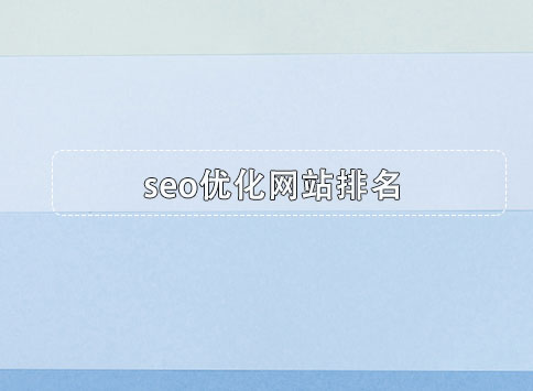 seo优化网站排名