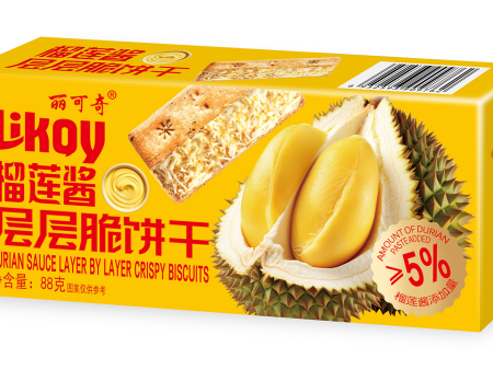 榴莲酱层层脆饼干