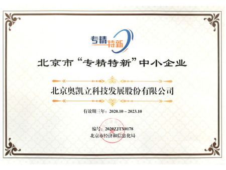 北京專精特新小巨人