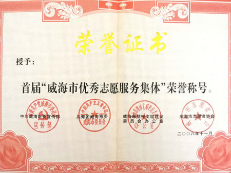 威海市优秀服务集体