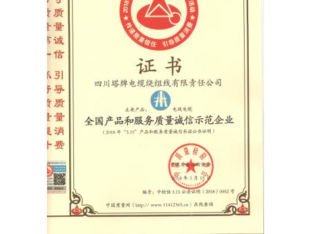 四川塔牌电缆   资质文件合集49