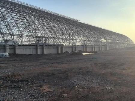 年產(chǎn) 20 萬噸復(fù)合材料用煅燒高嶺土 1#原料棚