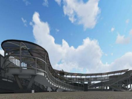 蒙古國烏蘭巴托人行天橋