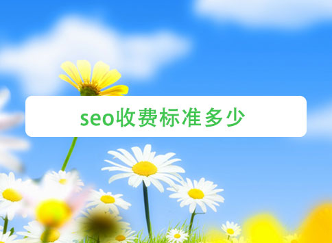 seo收费标准多少?