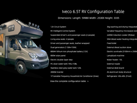 Iveco 6.5T (C-type RV) Iveco 6.5T (C-type RV)