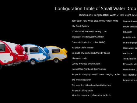 Small water drop trailer Small water drop trailer