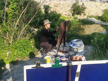 省美协组织写生培训