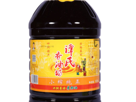 （132元）谭氏香油坊  小榨纯 正菜籽油  12.5L