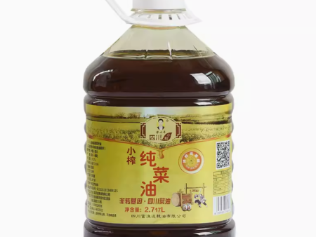 （33.8元）谭小平四川小榨纯菜油  2.717L