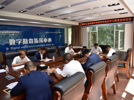 黑龙江省地质科学研究所召开 党 纪学习教育总结会议