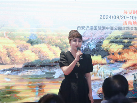 “绿色丝路·美丽秦岭——晏子油画丝博会&国庆献展”开幕仪式圆满结束