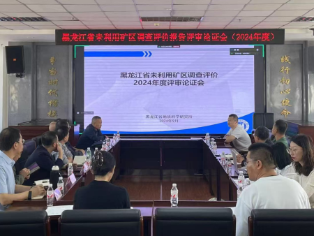 2024年度黑龙江省未利用矿区调查评价报告评审论证会召开