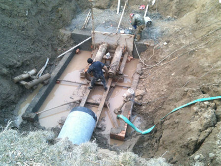 东营华太供热管网工程1500顶管