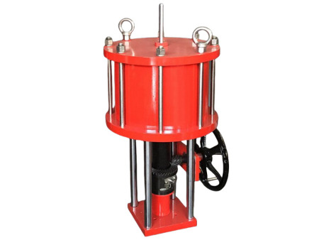 直行程气动执行器带中置手轮