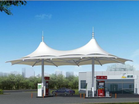 膜结构加油站