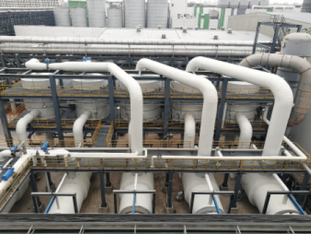 MVR+FC evaporator,(300+100) tH2O/h,65%DS,chemical machanical pulp black liquor MVR+FC evaporator,(300+100) tH2O/h,65%DS,chemical machanical pulp black liquor