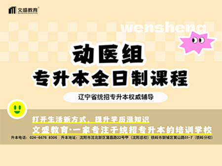 动医组专升本全日制课程