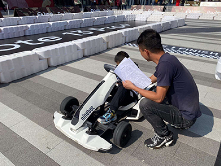 兰州万达茂卡丁车活动照片