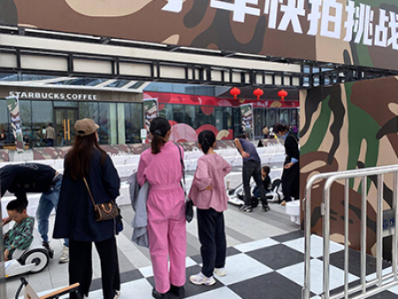 兰州万达茂卡丁车活动照片