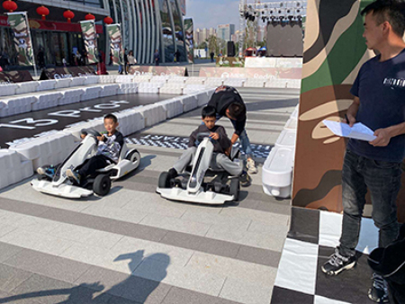 兰州万达茂卡丁车活动照片