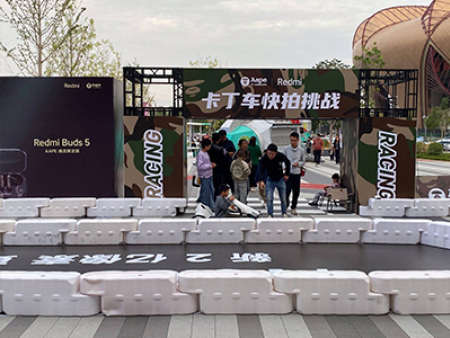 兰州万达茂卡丁车活动照片