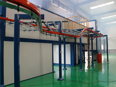 喷粉线传输系统