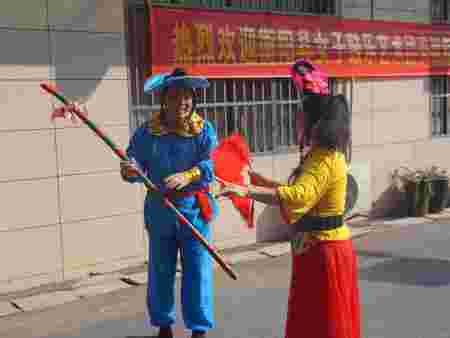 衡阳县女子鼓乐艺术团来我院慰问演出