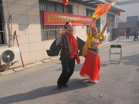 衡阳县女子鼓乐艺术团来我院慰问演出