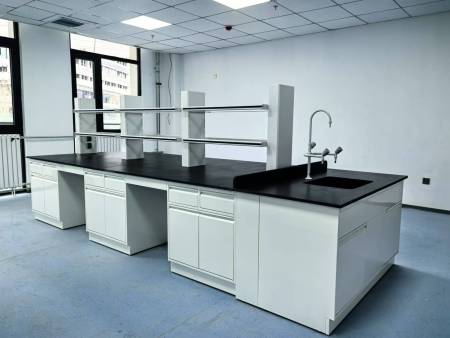 全钢中央台带水＋试剂架