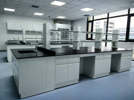 全钢中央台带水+试剂架