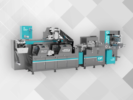 Multi-function combination machine (intermittent flexo printing + full rotary flexo printing + flat die-cutting)