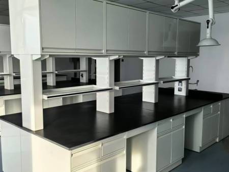 全钢中央台＋试剂架+全钢吊柜+万向抽气罩1